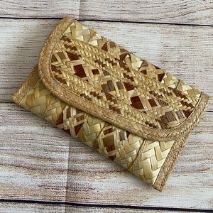 Straw Clutch ~ Summer Bag